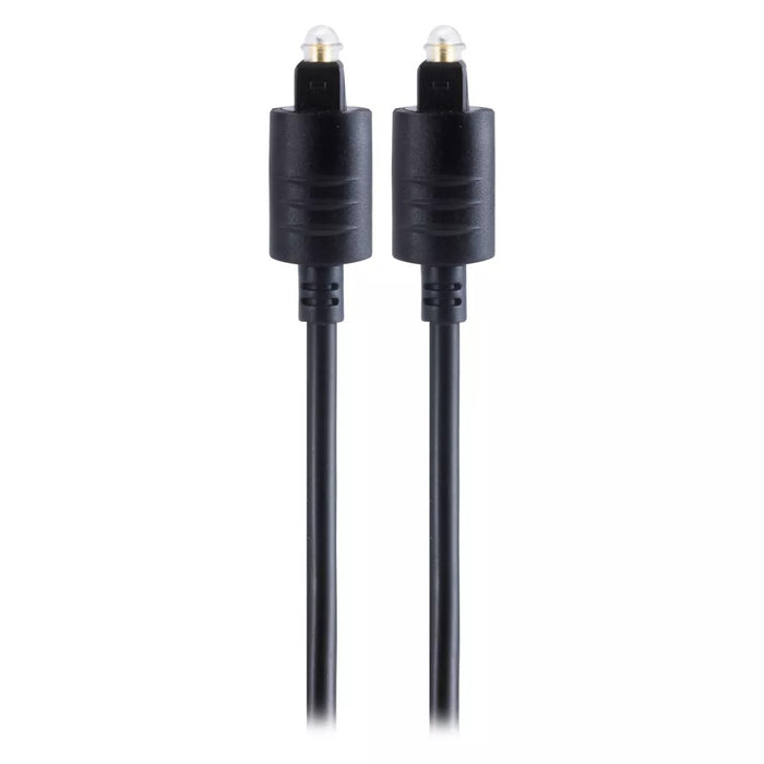 Philips 10' Toslink Digital Fiber Optic Cable with Mini Adapter - Black