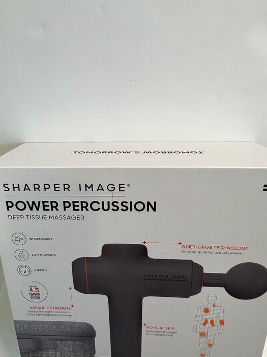 Sharper Image Power Percussion Deep Tissue Massager Open Box