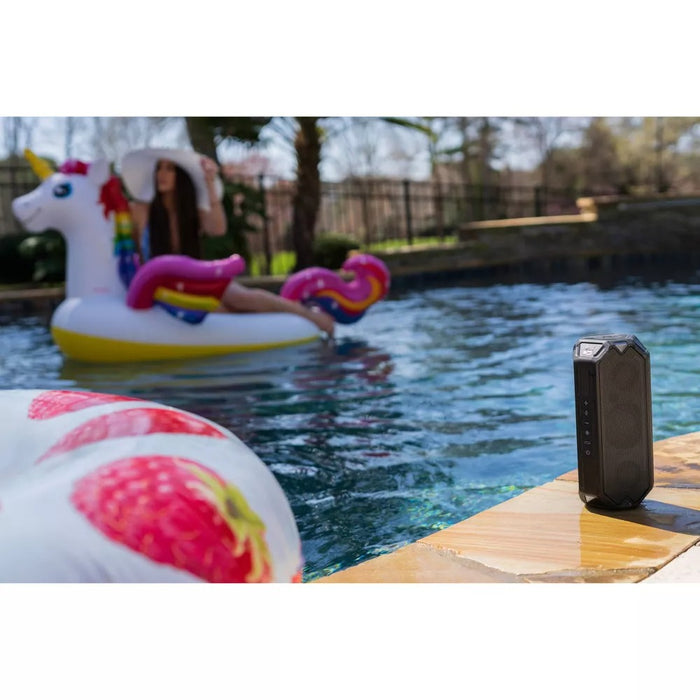 Altec Lansing HydraBoom Waterproof Bluetooth Speaker - Black