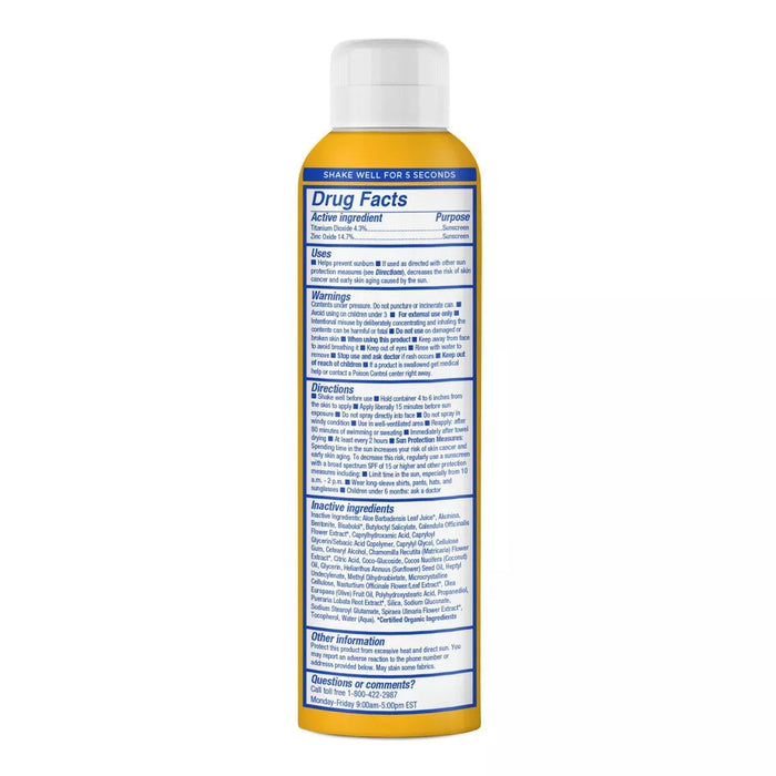 Mustela Mineral Baby Sunscreen Spray - SPF 50 - 6 oz