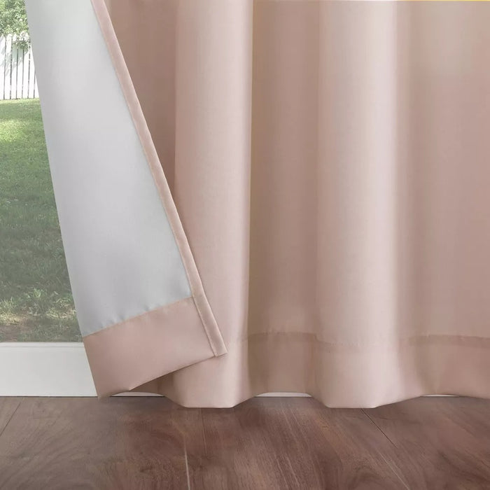 84"x54" Sailor Indoor/Outdoor UV Protectant Room Darkening Grommet Curtain Panel - Sun Zero