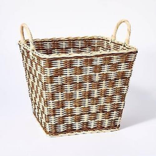 Square Checker Basket - Threshold designed with Studio McGee