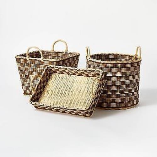 Square Checker Basket - Threshold designed with Studio McGee