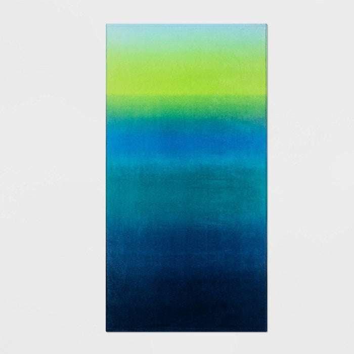 Ombre Cool Tones Beach Towel - Sun Squad