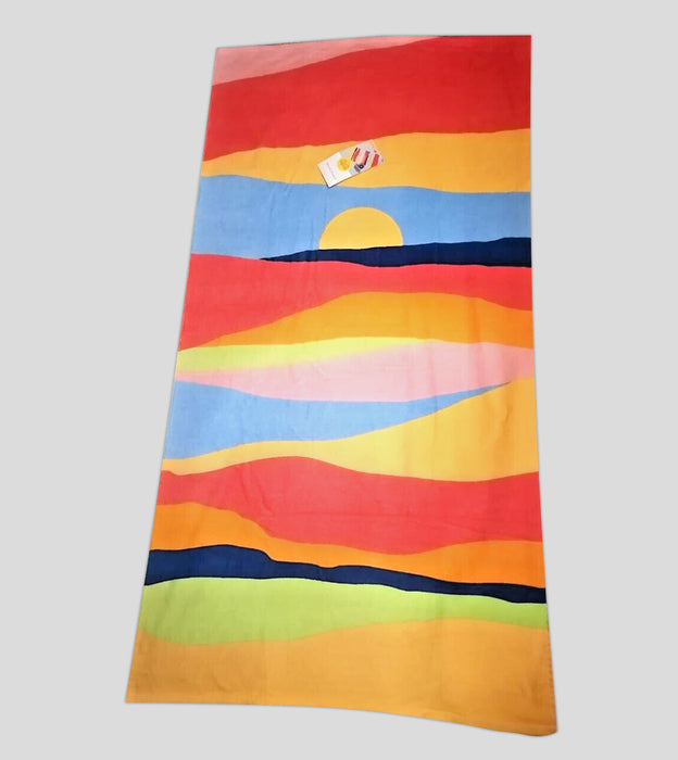 Desert Sunset Printed Beach Towel - Sun Squad