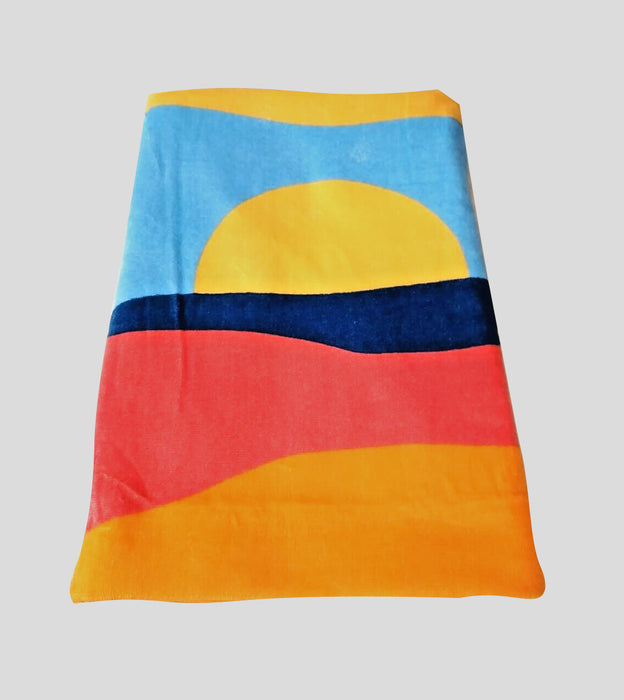 Desert Sunset Printed Beach Towel - Sun Squad