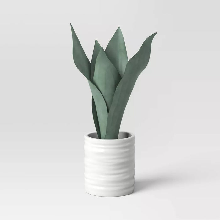 Small Artificial Snake Plant in Pot - Threshold