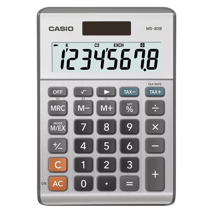 Casio Basic 8-Digit Desktop Calculator (MS-80B)