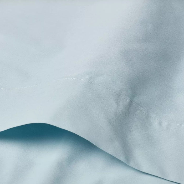 Standard 300 Thread Count Ultra Soft Pillowcase Set Light Blue - Threshold