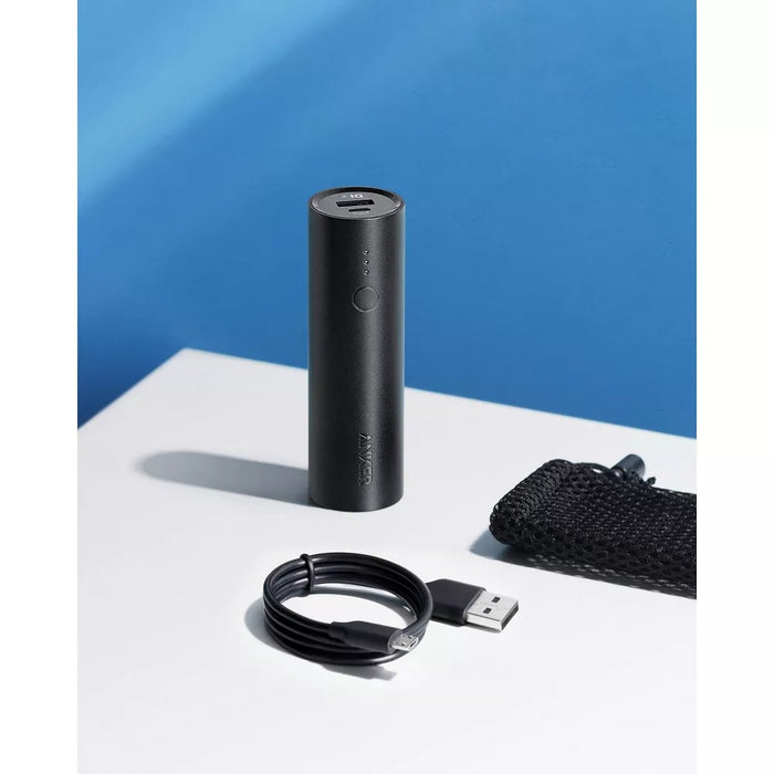 Anker Powercore Lipstick 5000mAh Power Bank  - Black