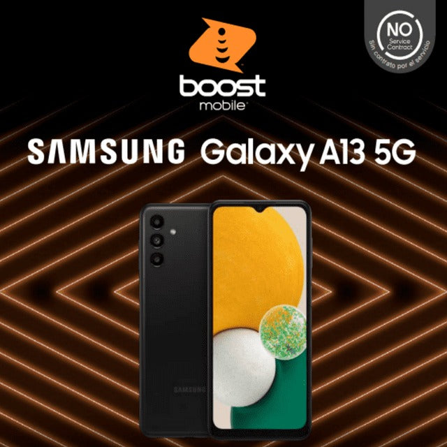 Boost Mobile Prepaid Samsung Galaxy A13 5G (64GB) Smartphone - Black