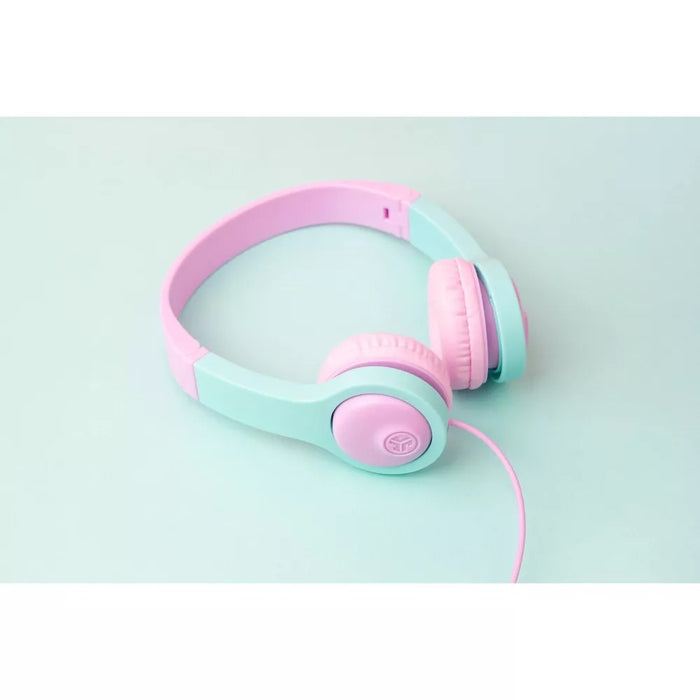 JBuddies Gen 2 Folding Kids Wired Headphones - Purple/Teal