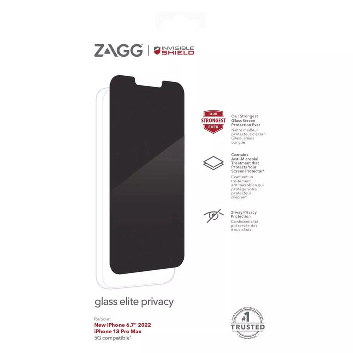 ZAGG Apple iPhone 14 Plus InvisibleShield Glass Elite Privacy AM Screen Protector