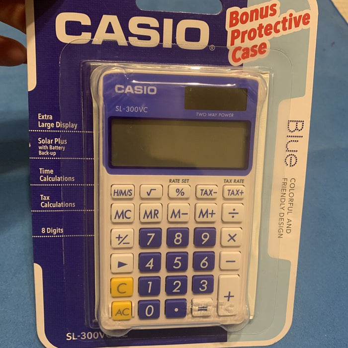 Casio SL-300VC Color Handheld Calculator