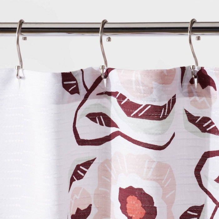 Folk Floral Print Shower Curtain - Room Essentials