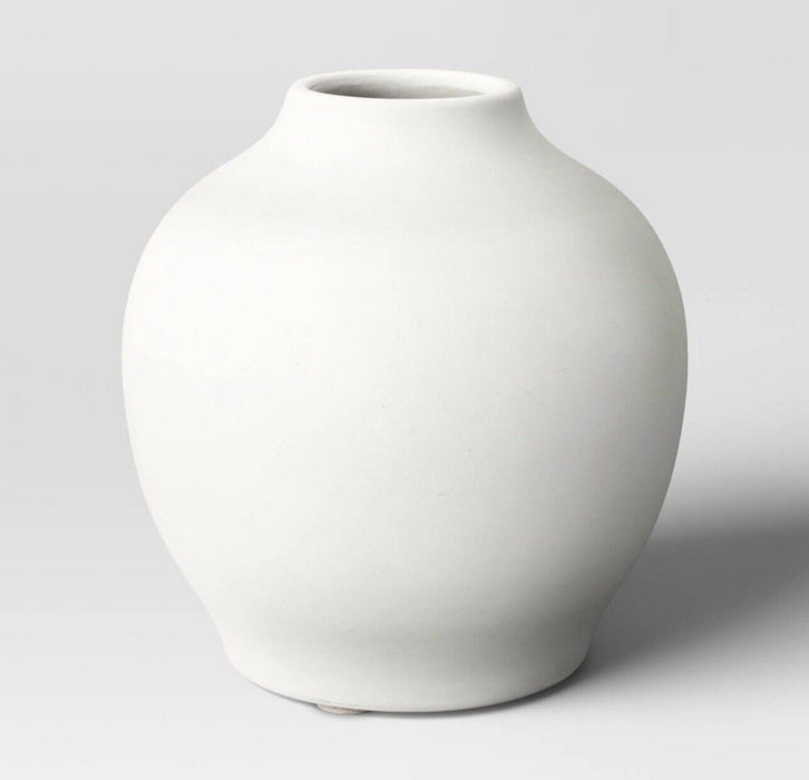 Small Ceramic Vase White - Threshold