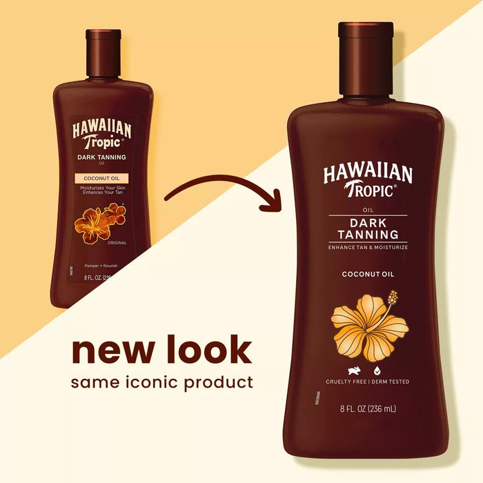 Hawaiian Tropic Dark Tanning Oil - 8oz