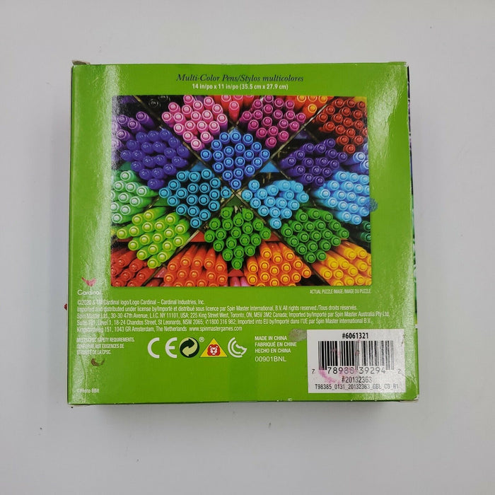 Cardinal Multi-Color Markers/Pens 500-Piece Jigsaw Puzzle