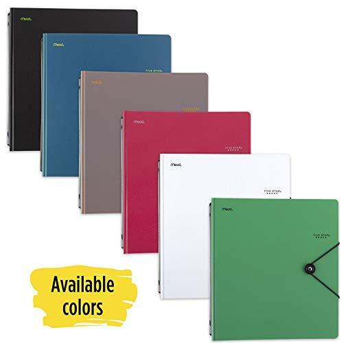 Five Star D-Ring Binder, 1" Expanding Spine, 225 Sheet Capacity, Assorted Colors, 1 Count (26246)