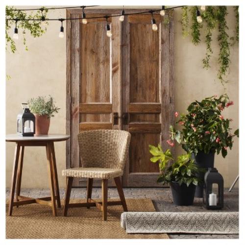 smith and hawken self-watering planter instructions 20" Recycled Self Watering Planter Square Tapered