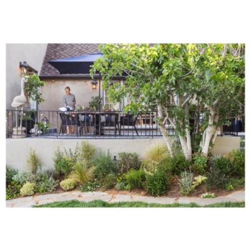 smith and hawken self watering planter 20" Recycled Self Watering Planter Square Tapered
