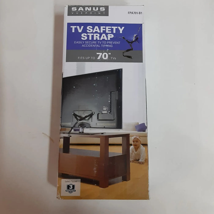 SANUS VuePoint Anti-Tip Strap for TVs up to 70 (FPA701-B1)
