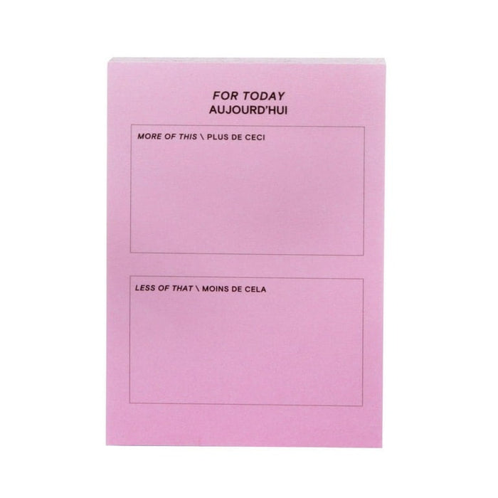 Post-It Printed Notes, for Today, Pink Pink 3 X 4