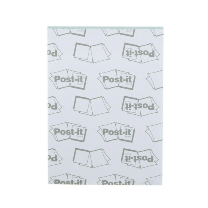 Post-it Brand, Turquoise Top 3 Notes, 3 in x 4 in, 1 Pad/Pack, 100 Sheets/Pad