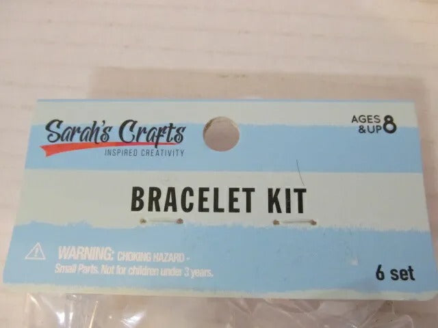 Sarah's Crafts Make Your Own 6 Bracelet Kit for Ages 8+