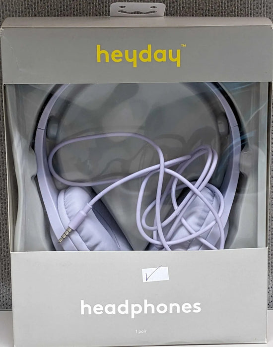 Heyday Headphones Over the Ear Wired Plug Built In Microphone Dusty Pink