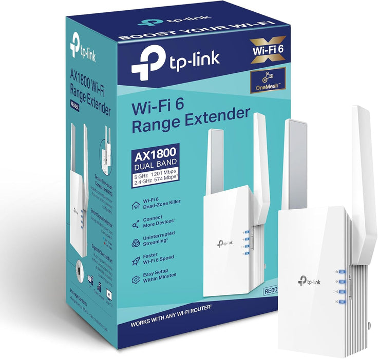 TP LINK WI-FI 6 RANGE EXTENDER AX1750