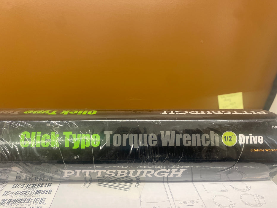 PITTSBURGH click type torque wrench 1/2” drive 1B