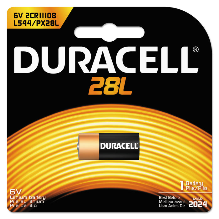 Duracell Alkaline 28L 6 V 160 MAh Camera Battery 1 Pk 1C OPEN BOX