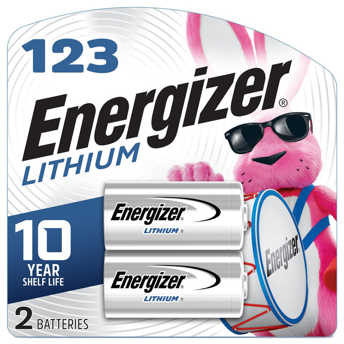 Energizer Lithium 123 3 V 1.5 MAh Camera Battery 2 Pk 1C OPEN BOX