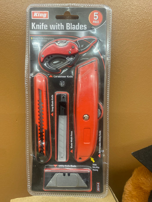 King knife with blades