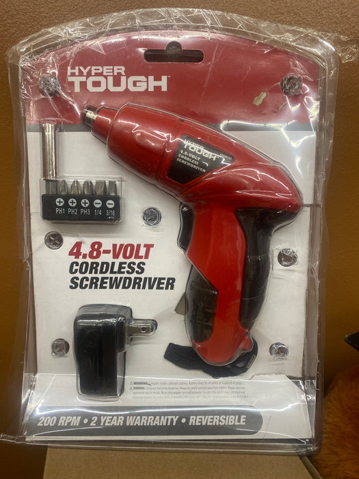 Hyper Tough 4.8 volt cordless screwdriver