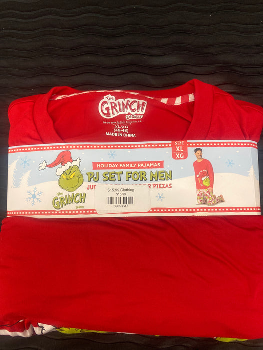 GRINCH FAMILY PJS - MENS 3B