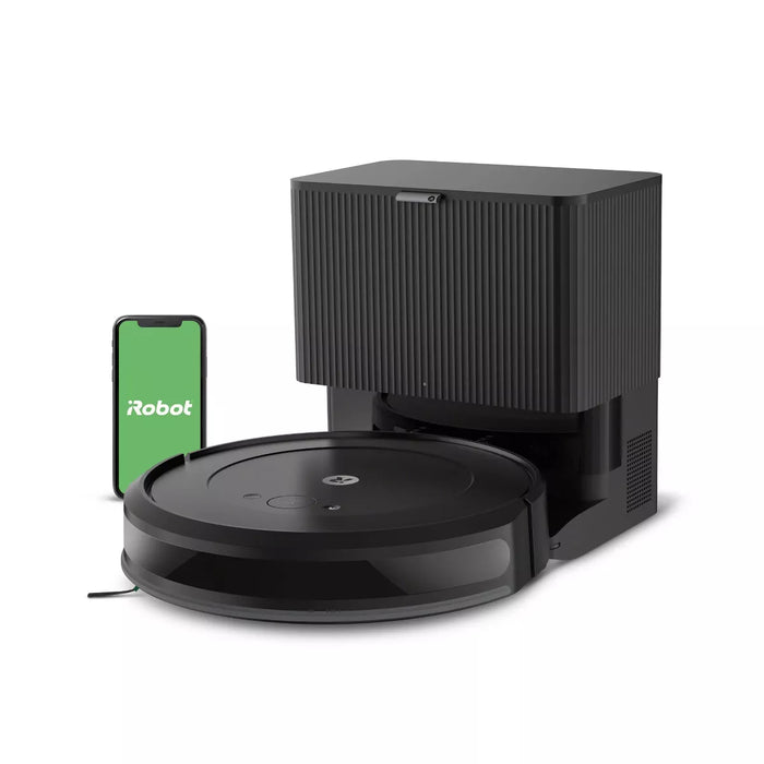 iRobot Roomba Vacuum 2 Essential Robot + AutoEmpty Dock Q0520 Black: Pet Hair, Cordless, Smart Mapping, Multi-Surface