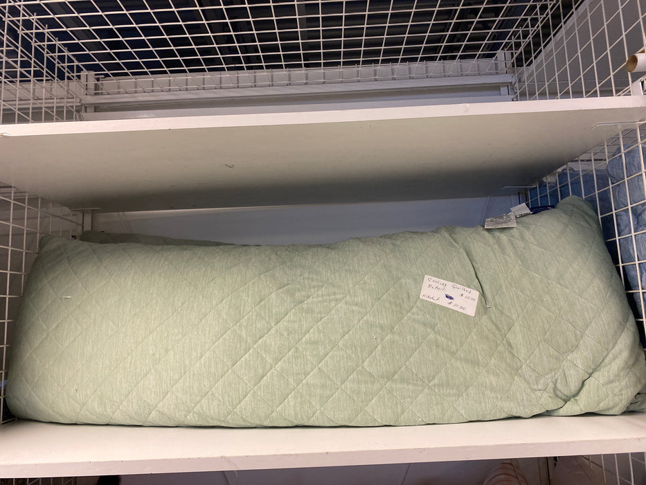 Cooling quilted pillow