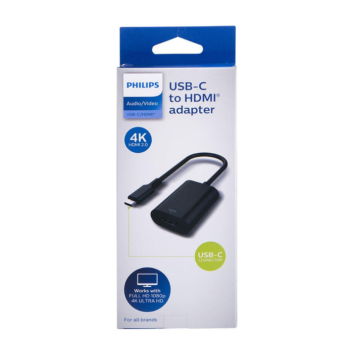 Philips USB-C To HDMI Adapter, Black New