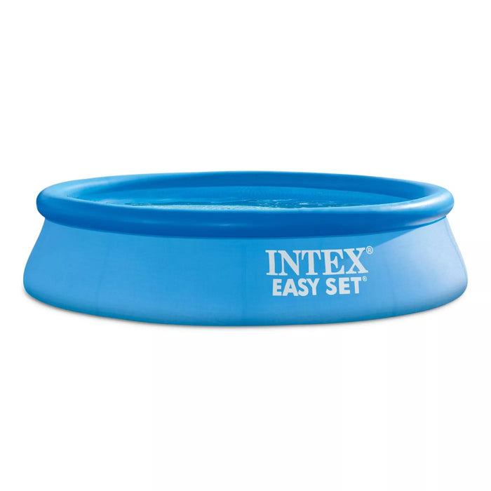 Intex 28107EH 8 X 24 Inch Easy Set Inflatable Swimming Pool with Filter, Blue