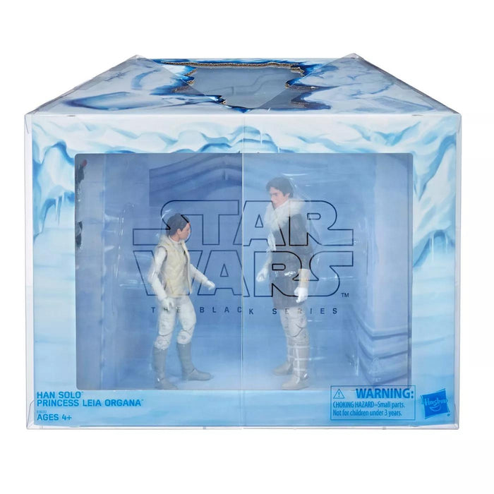 Star Wars the Black Series Han Solo and Princess Leia Organa Hascon Exclusive Figures Damaged box