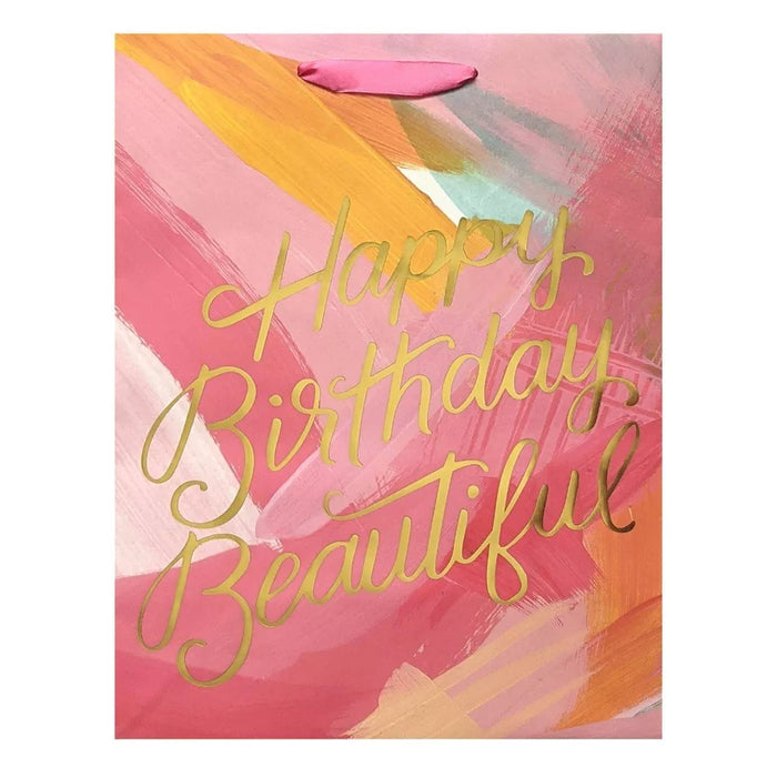 "Happy Birthday Beautiful" Medium Gift Bag - Spritz™